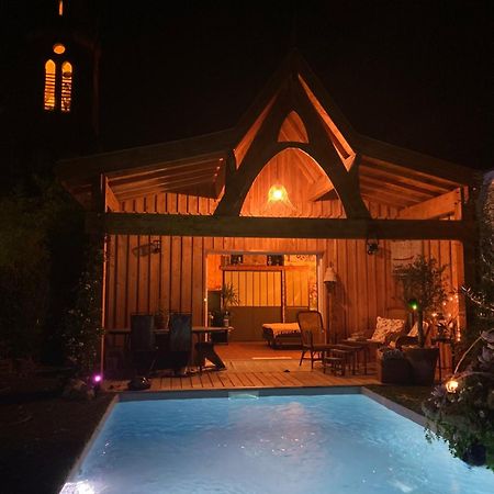 Chalet Atypique Vue Piscine Chauffee Gujan-Mestras Eksteriør billede
